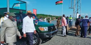 Burundi President Evariste Ndayishimiye, President Uhuru Kenyatta