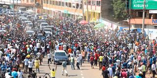 DP William Ruto in Kisumu