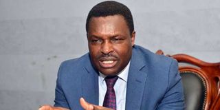 Tharaka Nithi Governor Muthomi Njuki.