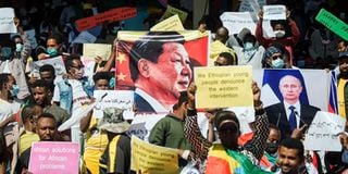 Chinese protesters