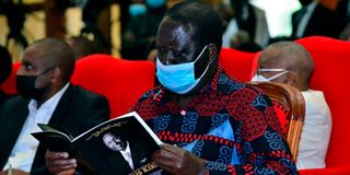 ODM Party Leader Raila Odinga kirubi memorial