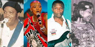 Franco, Brenda Fassie, Sam Fan Thomas and Mbilia Bel