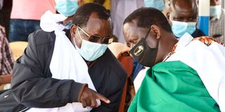 John Lonyangapuo, Raila Odinga