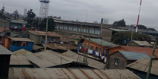 Mukuru-Kaiyaba slum in South B