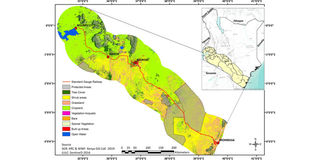 Map of SGR railway corridor
