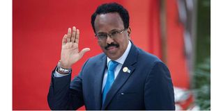 Somalia's President Mohamed Abdullahi Mohamed Farmaajo.