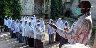 Students in Tanzania