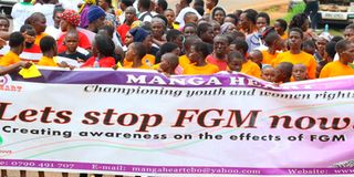 Anti-FGM activists