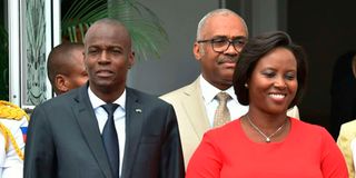 Haitian President Jovenel Moise First Lady Martine