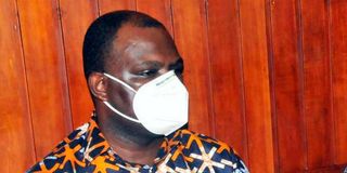 Malindi MP Aisha Jumwa and Geoffrey Otieno Okuto