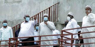 Stephen Gitagama, Salim Mvurya, Kwale Stadium