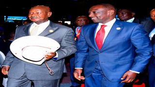 Yoweri Museveni and William Ruto