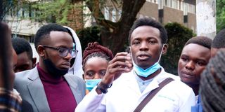 UoN student Harrison Ochieng