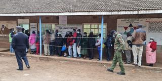 Kimuga polling centre Kiambaa by-election