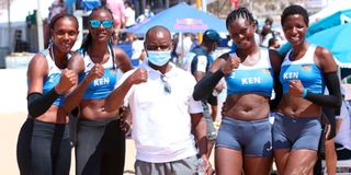 Kenya beach volleyball