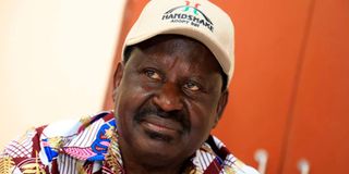 ODM leader Raila Odinga 