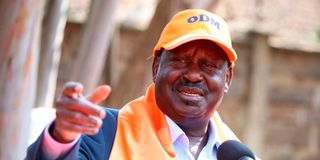 ODM leader Raila Odinga