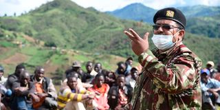 Elgeyo Marakwet County Commissioner Ahmed Omar