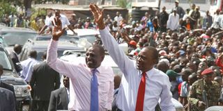 Uhuru Kenyatta and William Ruto