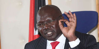 Labour Cabinet Secretary Simon Chelugui