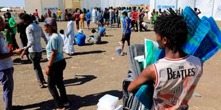 Tigray refugees