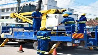 Kenya Power technicians