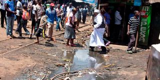 Kibera sewage