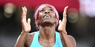 Bahamas's Shaunae Miller-Uibo wins the women's 400m final