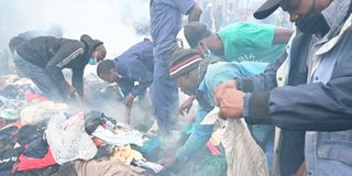 Gikomba market fire 