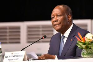 Ivorian President Alassane Ouattara. 