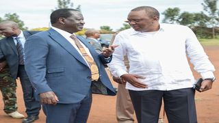 Uhuru Kenyatta and Raila Odinga