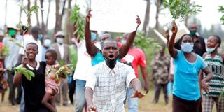 Korando protests in Kisumu