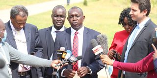 Lawyer Ahmednasir Abdullahi Kapsaret MP Oscar Sudi