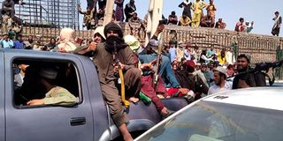 Taliban fighters Kabul