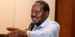 Raila Odinga. 