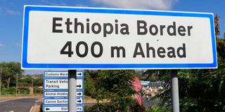 A sign post in Moyale