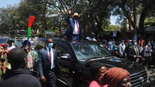 ODM leader Raila Odinga in Nakuru