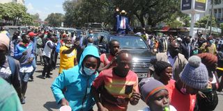 ODM leader Raila Odinga in Nakuru