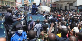 ODM leader Raila Odinga in Nakuru