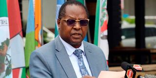 CoG Chairman Martin Wambora