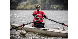 Kenyan para-rower Asiya Mohammed