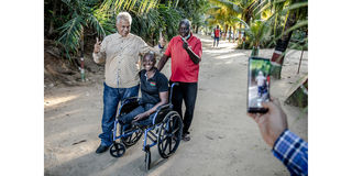 Kenyan para-rower Asiya Mohammed