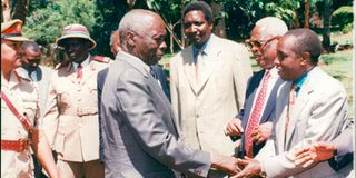 Daniel Arap Moi and Kuria Kanyingi