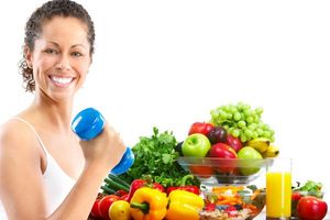 healthy food diet exercise