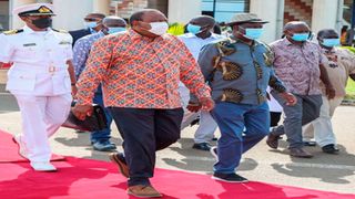 Uhuru Kenyatta in Kisumu