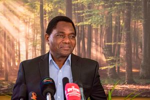 Zambian President Hakainde Hichilema