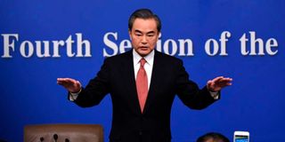 China's Foreign Minister Wang Yi