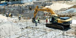 A construction site