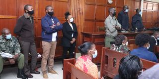 willie kimani murder suspects Stephen Morogo Fredrick Leliman lawyer Cliff Ombeta court