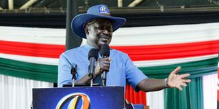 ODM leader Raila Odinga